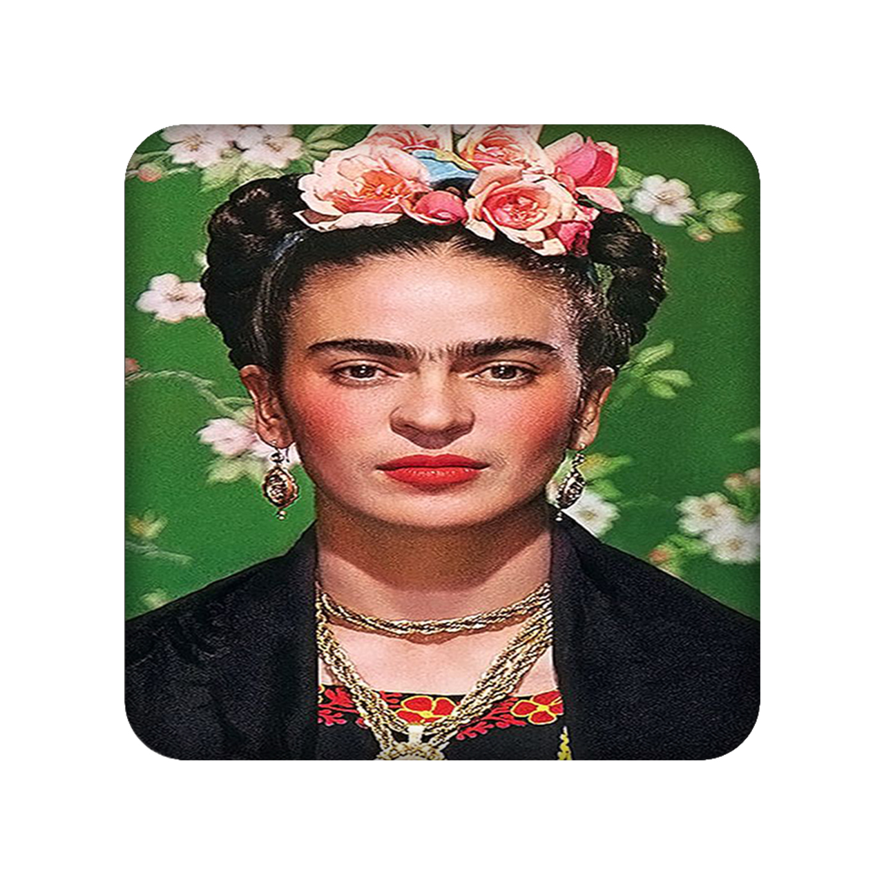 زیر لیوانی طرح دختر کد 1237