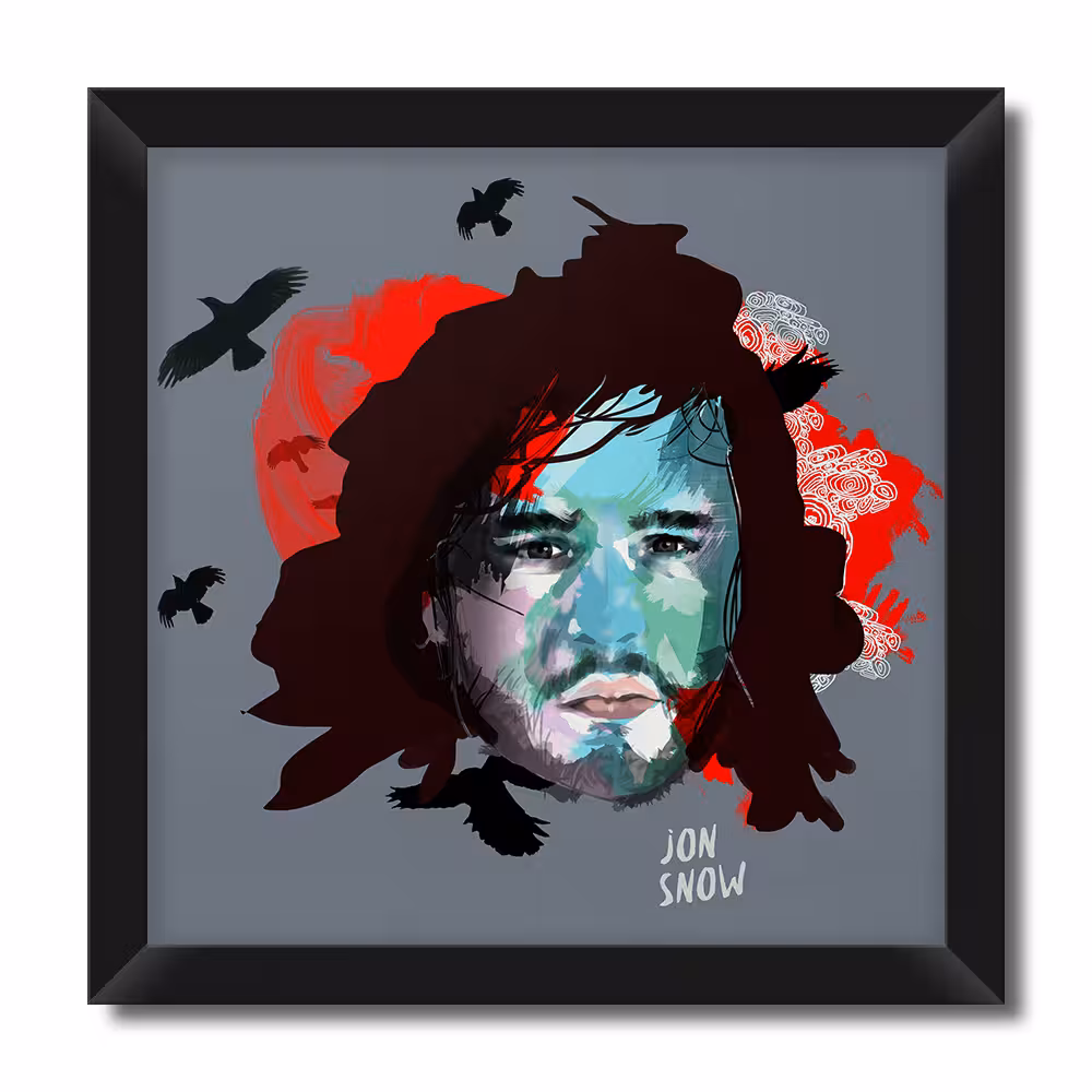 تابلو فنچ آرت طرح Game of Thrones - Jon Snow کد GPHSET17