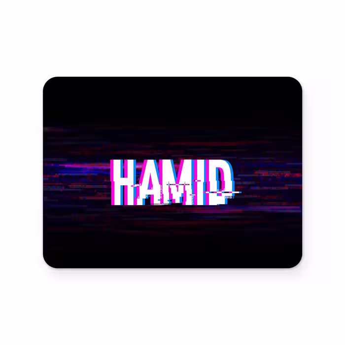برچسب تاچ پد دسته پلی استیشن 4 ونسونی طرح HAMID