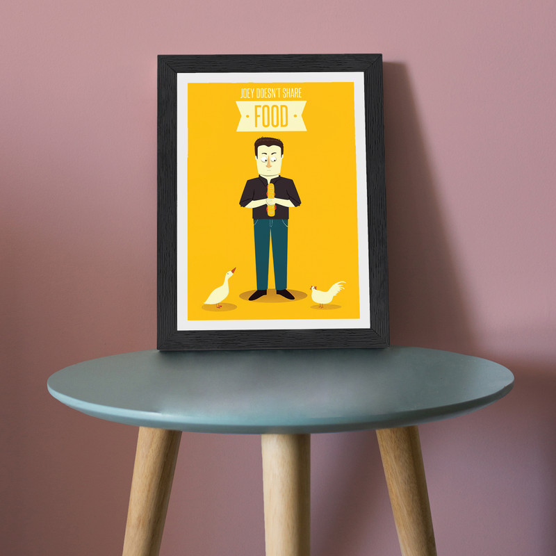 تابلو طرح Friends Joey مدل PrFrndJo1b | دنیای قاب