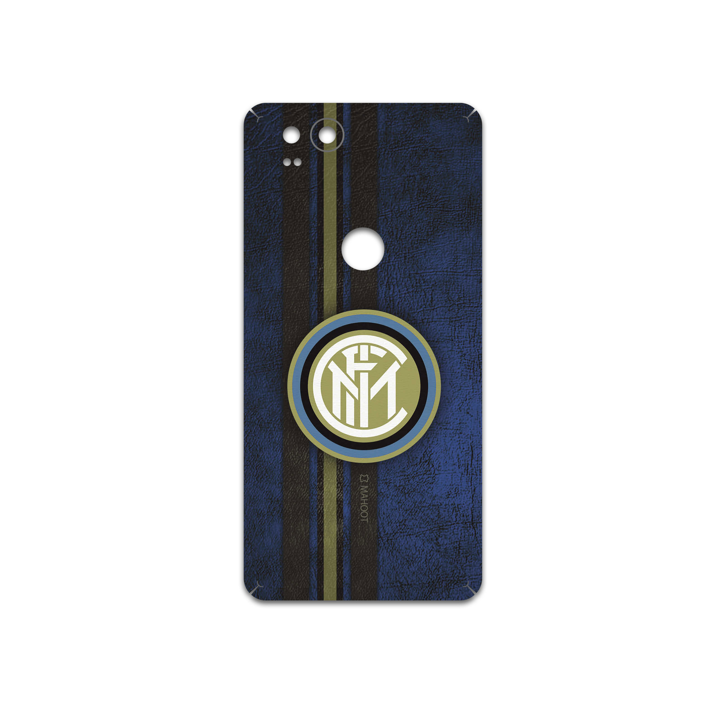 برچسب پوششی ماهوت مدل Inter-Milan-FC مناسب برای گوشی موبایل گوگل Pixel 2