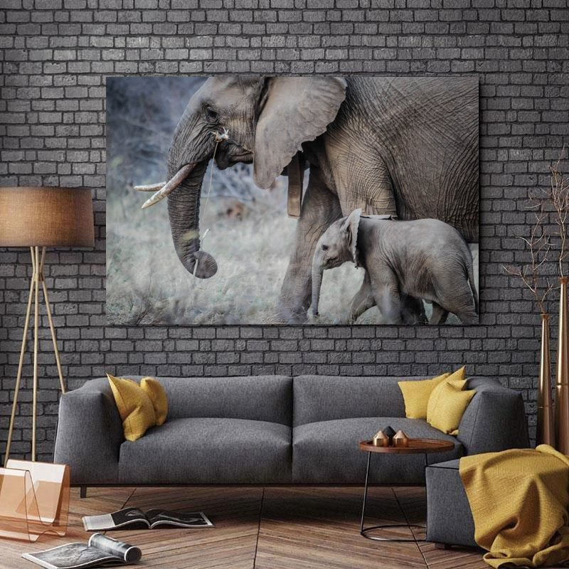 تابلو شاسی طرح حیوانات مدل فیل کد 833