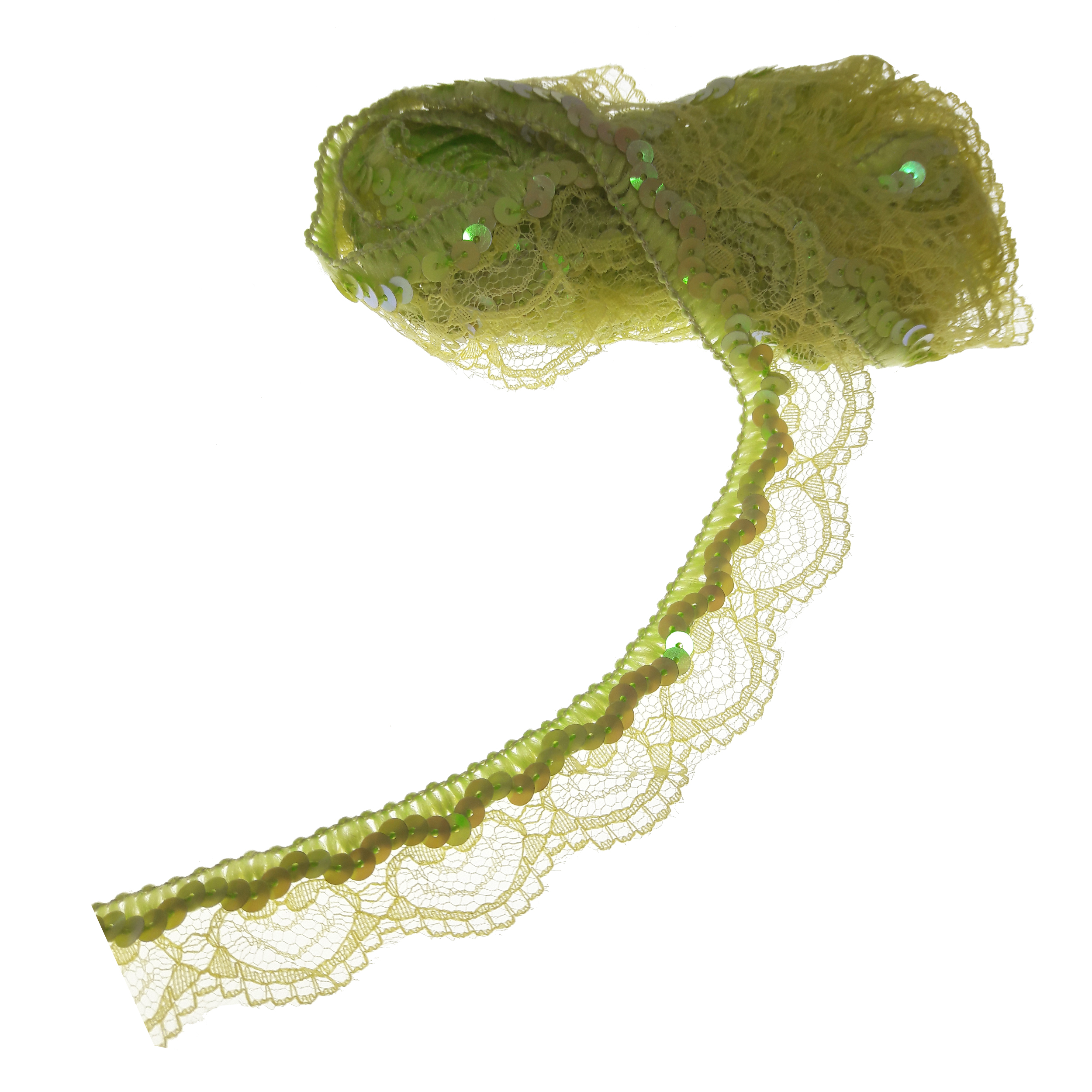 نوار یراق مدل پولکی کد Y6523 طول 2.3 متر