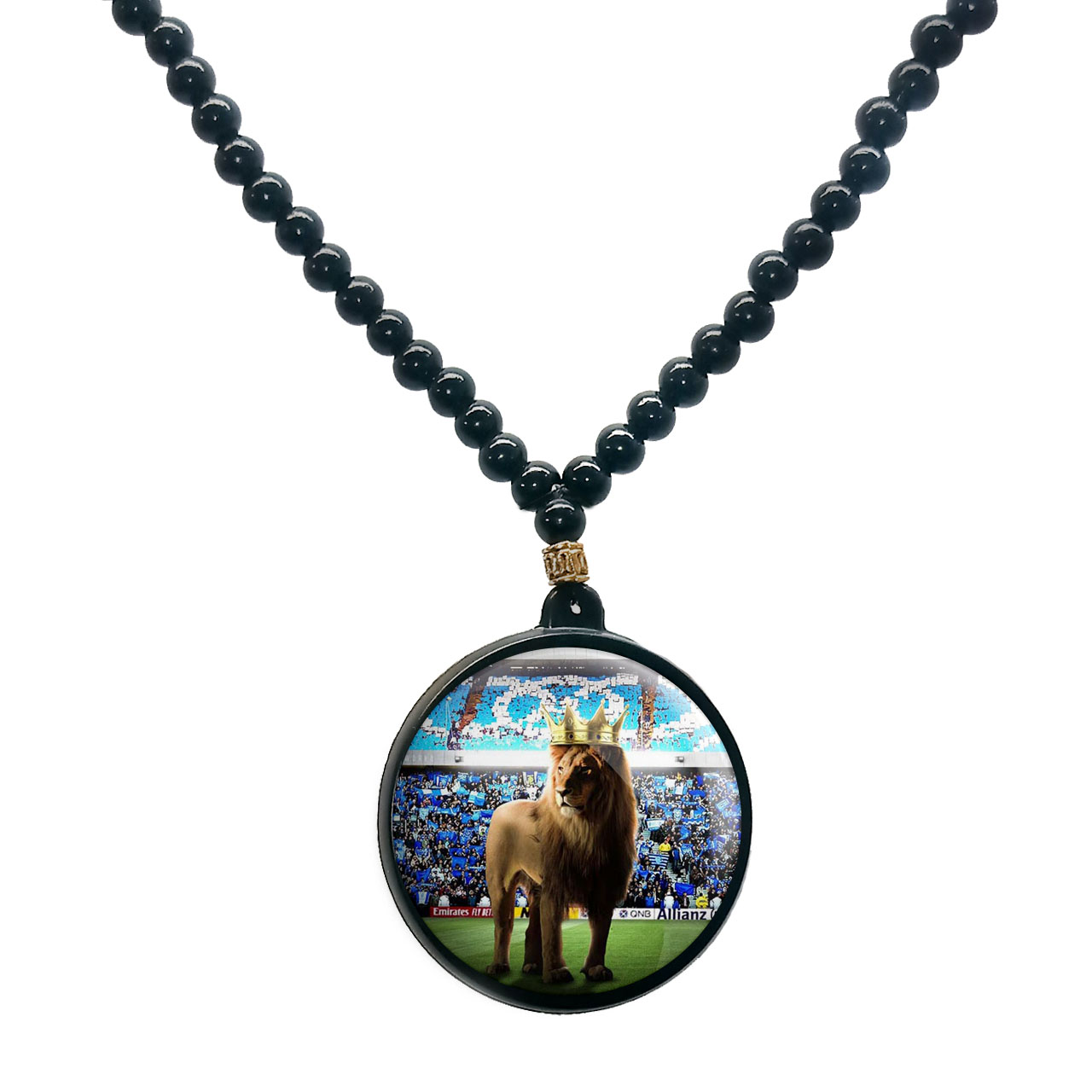 گردنبند پرمانه طرح استقلال کد pmd.2610 مدل دو طرفه