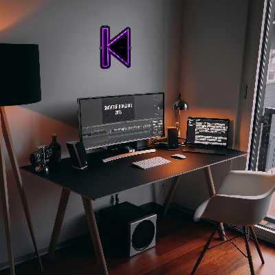 چراغ دیواری نئون دیزاین مدل Perviues-BL_PR