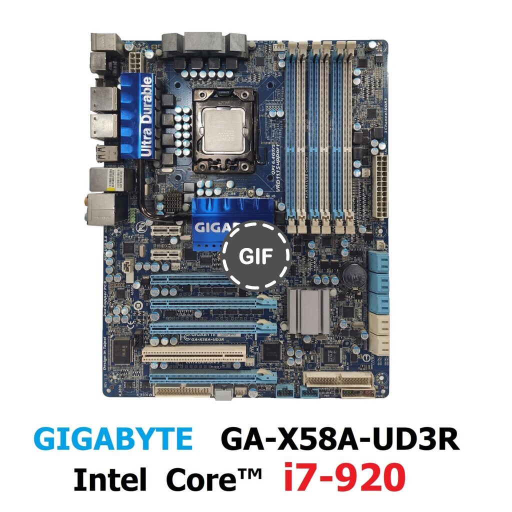باندل مادربرد GA-X58A-UD3R و Core i7 920