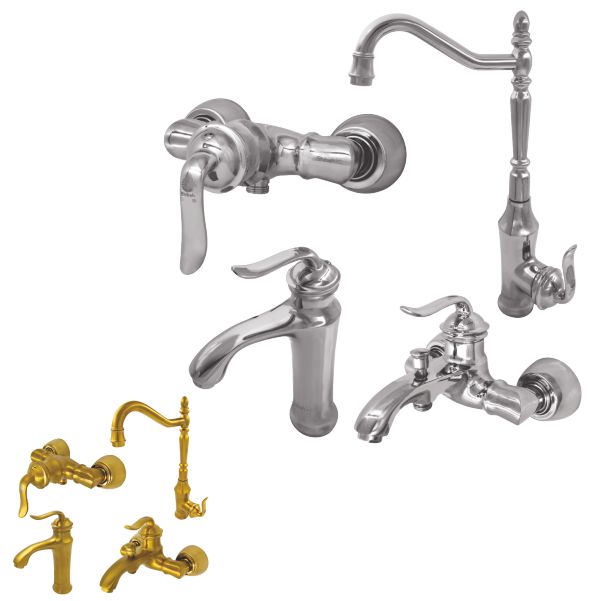 ست شیرآلات شیبه مدل ارکید