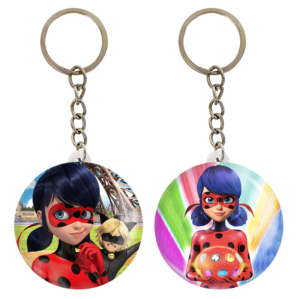 جاکلیدی خندالو مدل دختر کفشدوزکی و پسر گربه ای کد 28232815 مجموعه 2 عددی