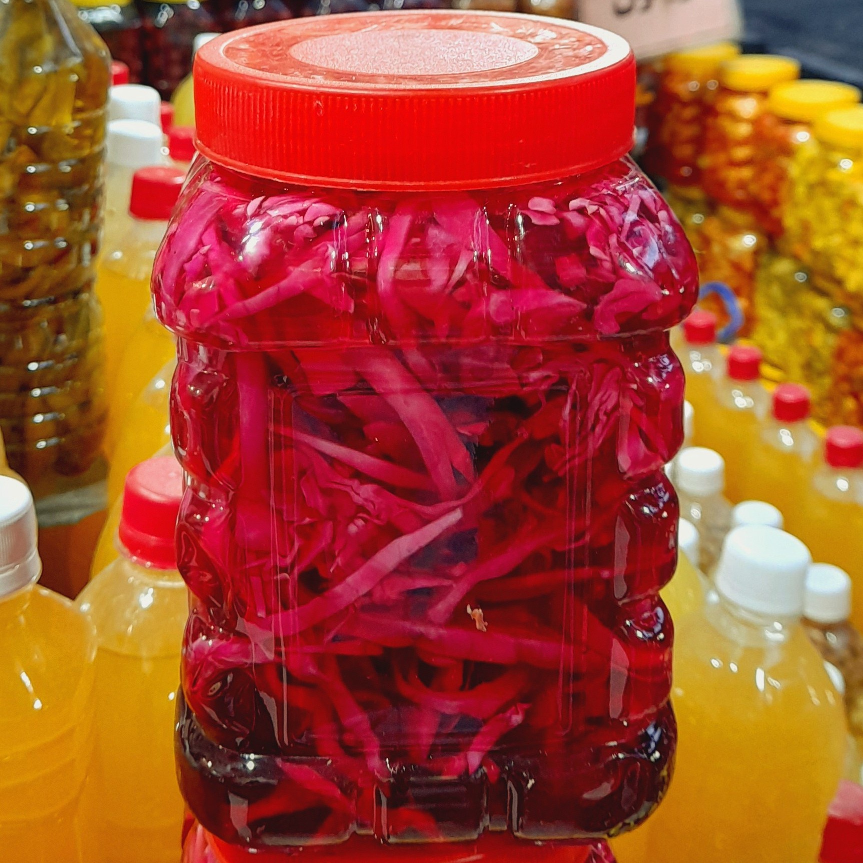 ترشی کلم قرمز  خونگی داخل ظرف(1،500)گرم