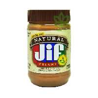 کره بادام زمینی جیف کم نمک 454 گرم - jif