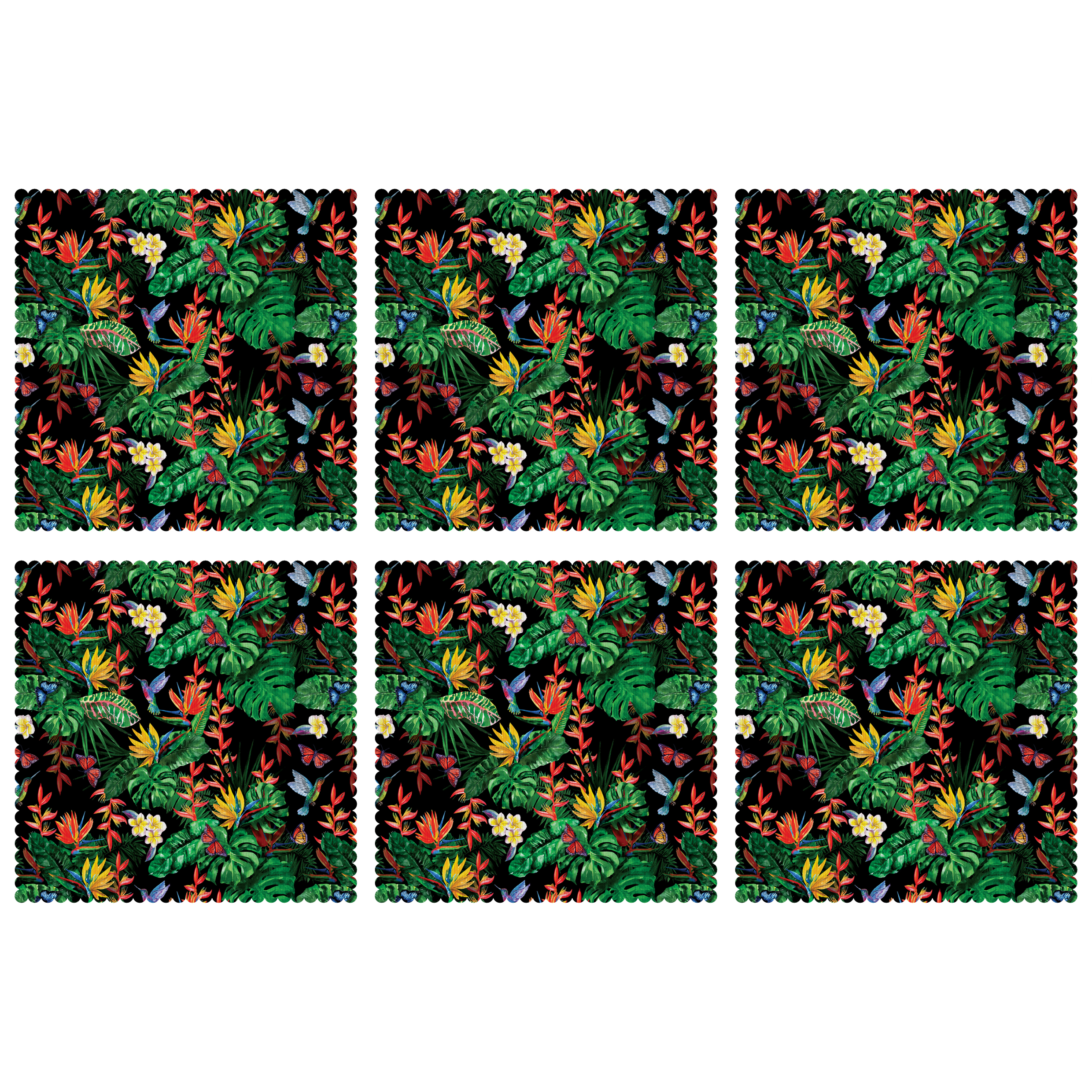 زیربشقابی مدل U1-42807 بسته 6 عددی