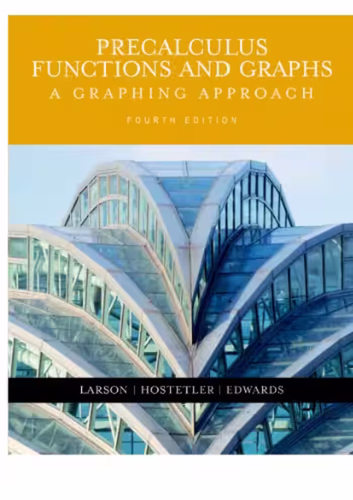 خرید و دانلود نسخه کامل کتاب Precalculus Functions and Graphs