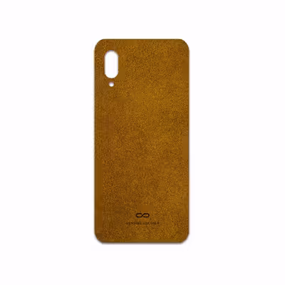 برچسب پوششی ماهوت مدل Brown-Chamois-Leather مناسب برای گوشی موبایل سامسونگ Galaxy M02