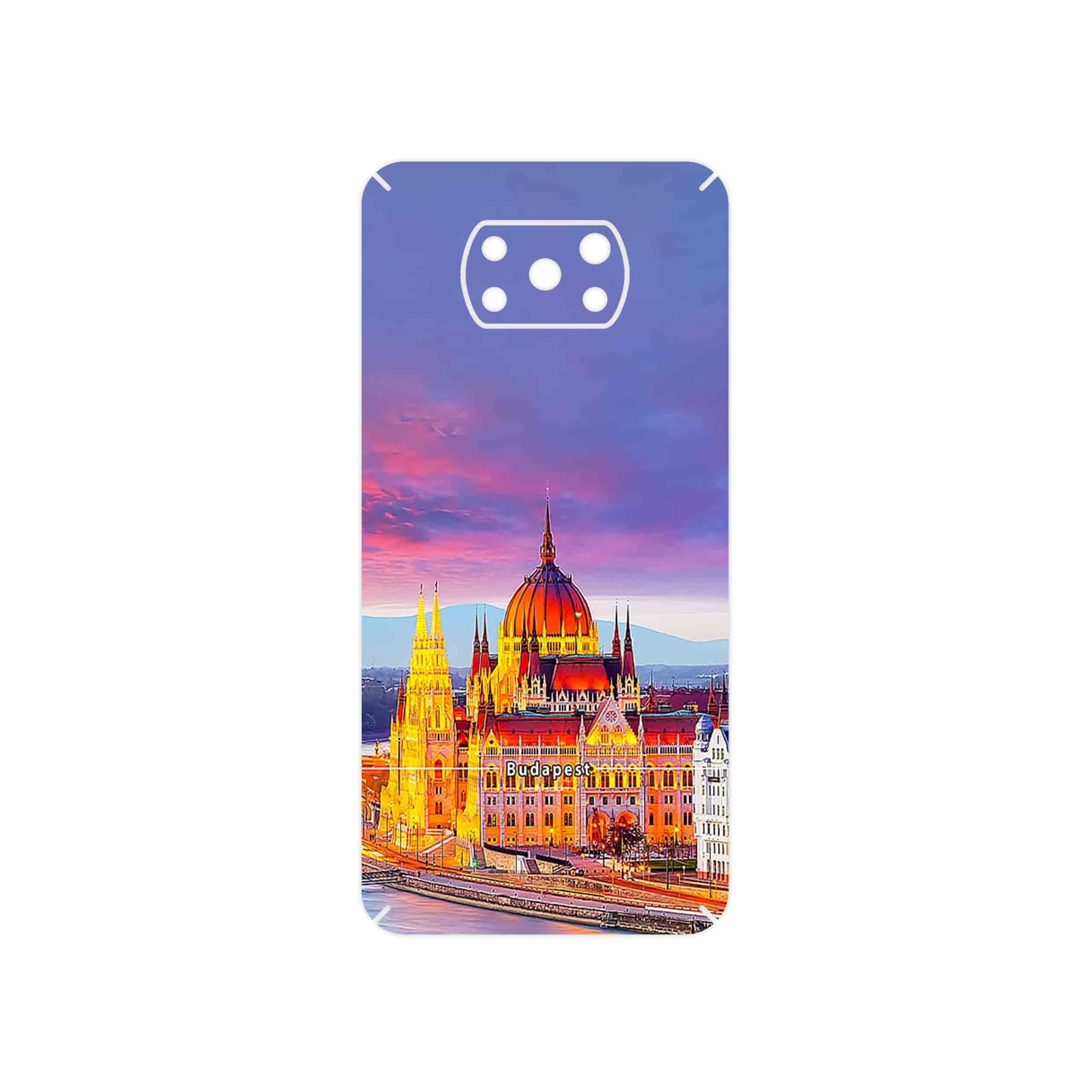 برچسب پوششی ماهوت مدل City of Budapest مناسب برای گوشی موبایل شیائومی Poco X3 Pro