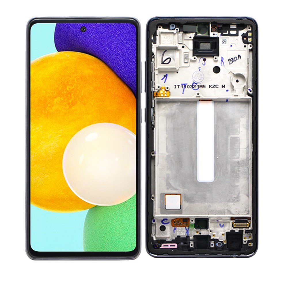 LCD Samsung A525 Galaxy A52 (4G,5G) , Black ( Frame) Service Pack 100% Doubi