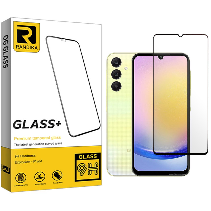 محافظ صفحه نمایش شیشه ای راندیکا مدل Premium مناسب برای گوشی موبایل سامسونگ Galaxy A25 | کالا برتری