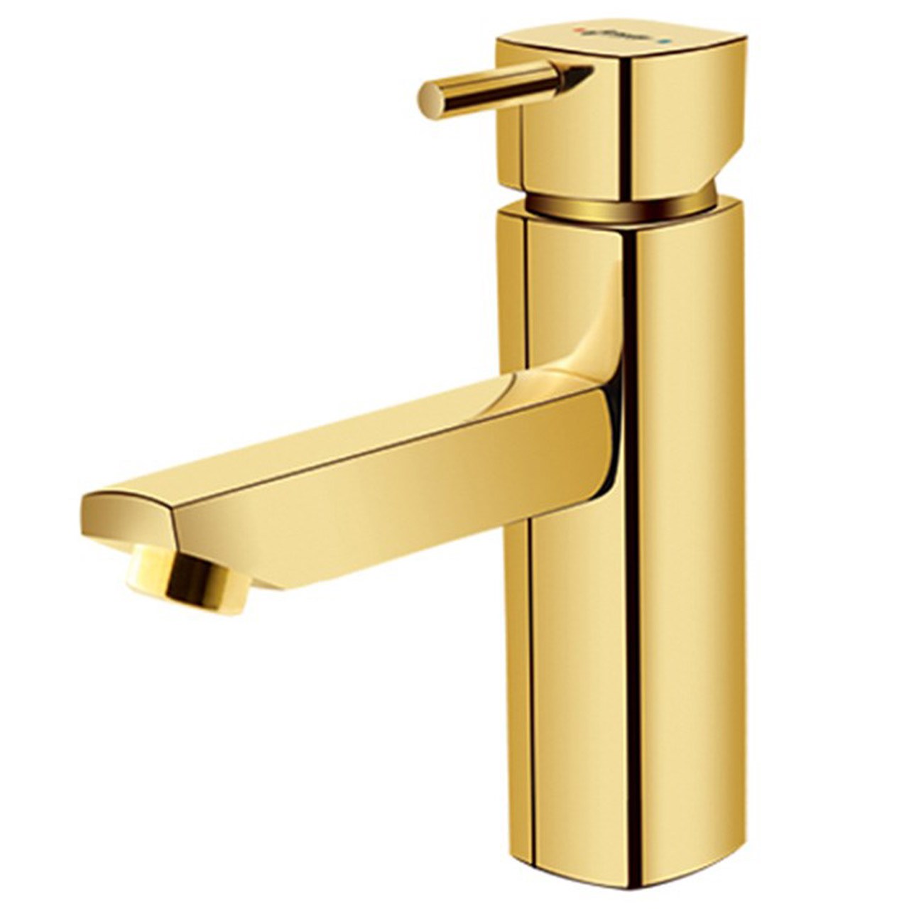 شیر روشویی شودر مدل یونیک طلایی براق