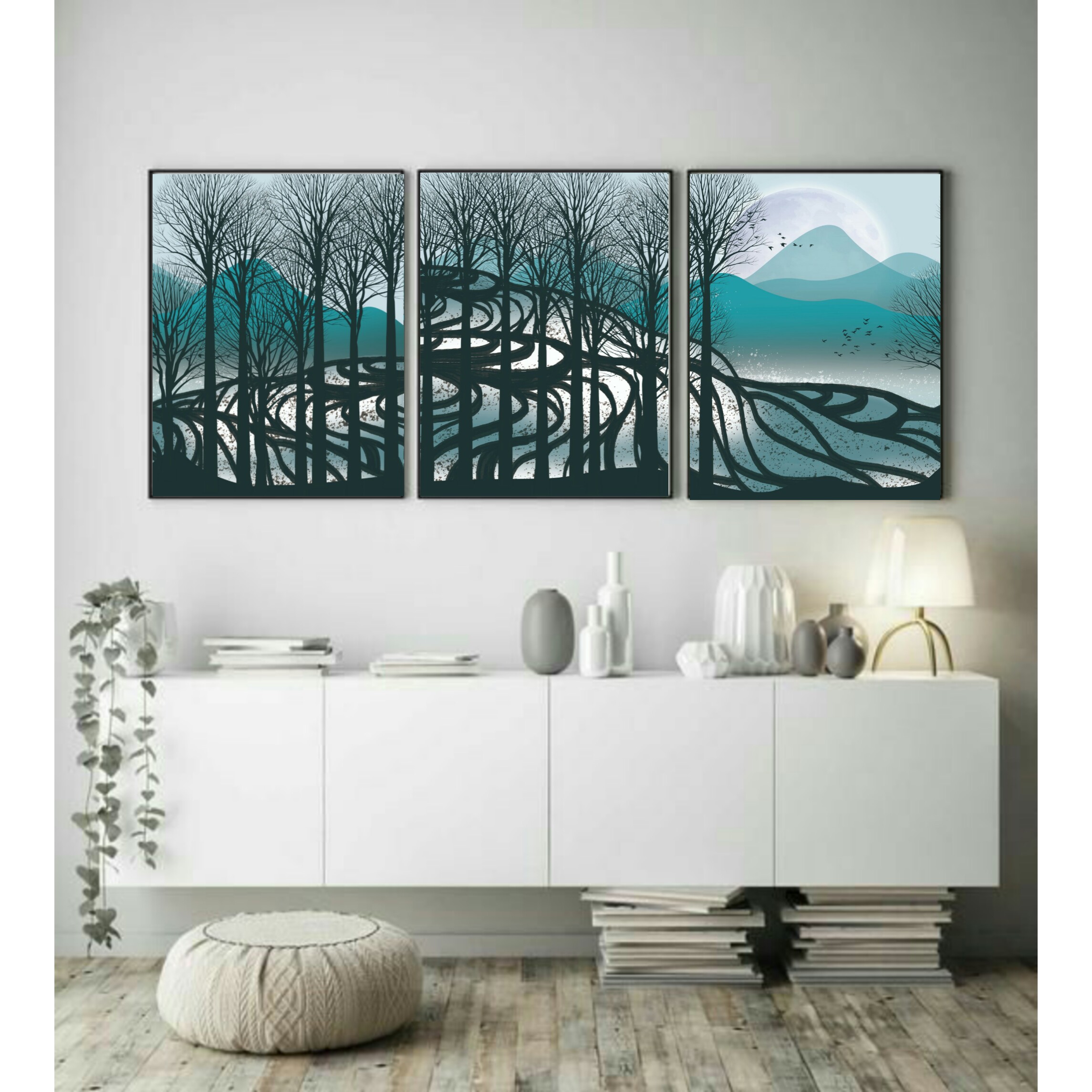 تابلو 3 تکه کد875588