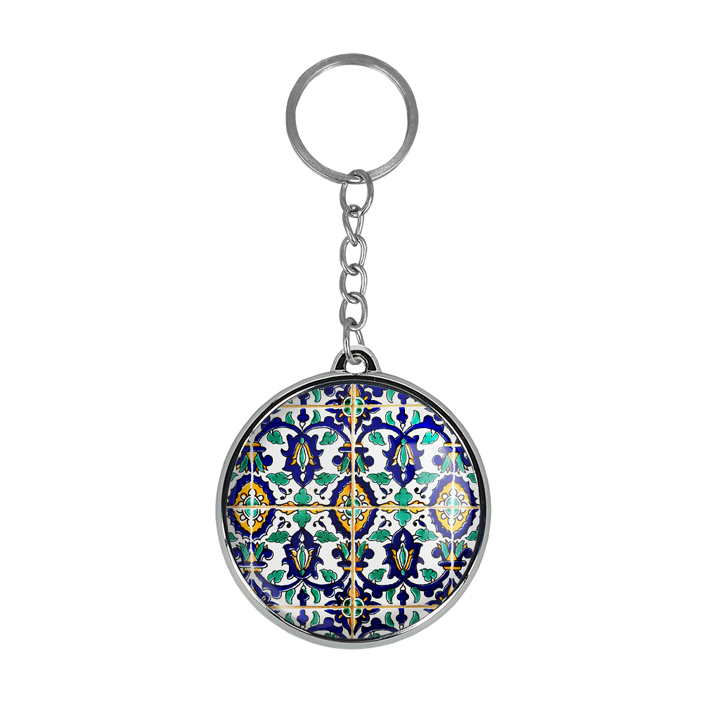 جاکلیدی خندالو طرح کاشی مدل دوطرفه کد 21862187