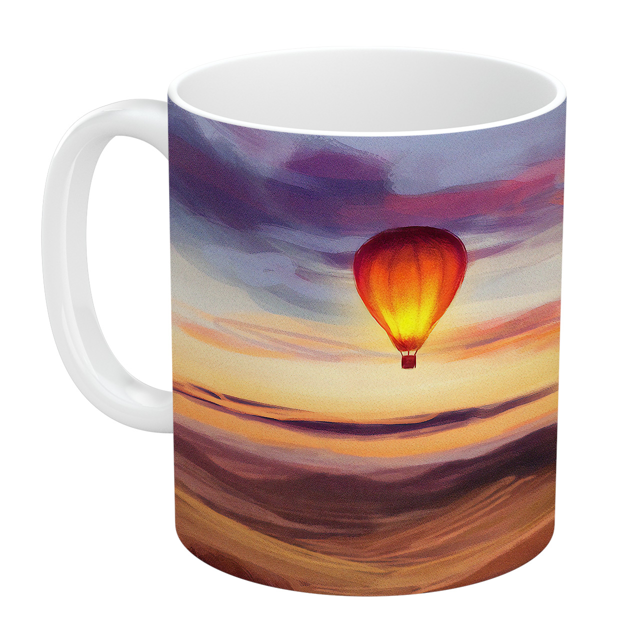 ماگ طرح نقاشی بالون مدل NI2032