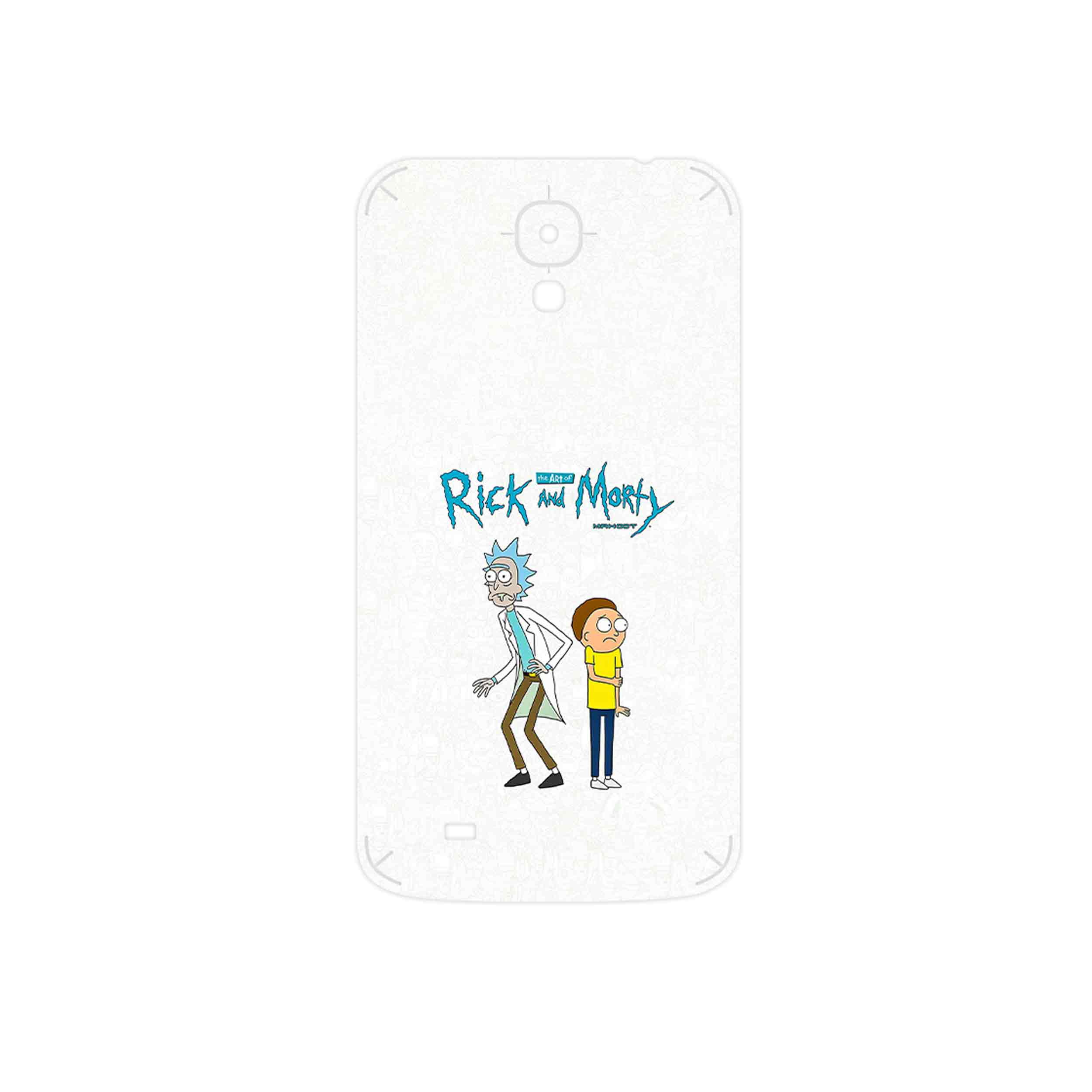 برچسب پوششی ماهوت مدل Rick and Morty مناسب برای گوشی موبایل سامسونگ Galaxy Mega 6.3 I9200