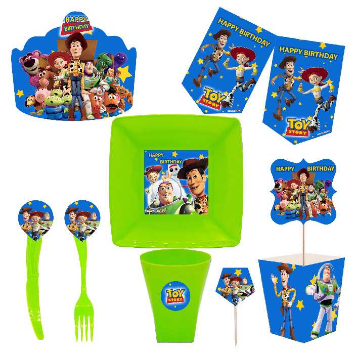  مجموعه 72 عددی تم تولد طرح داستان اسباب بازی ها