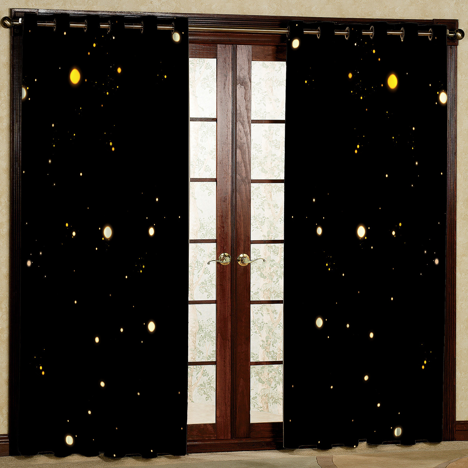 پرده مدل طرح دار مخمل پانچی کد 4589 سایز 140x280 سانتی متر