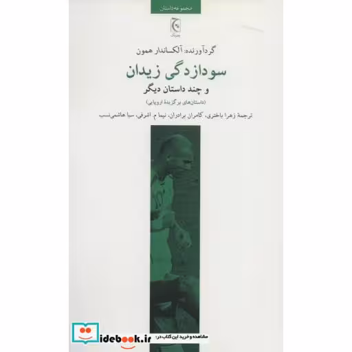 کتاب سودازدگی زیدان و چند داستان دیگر