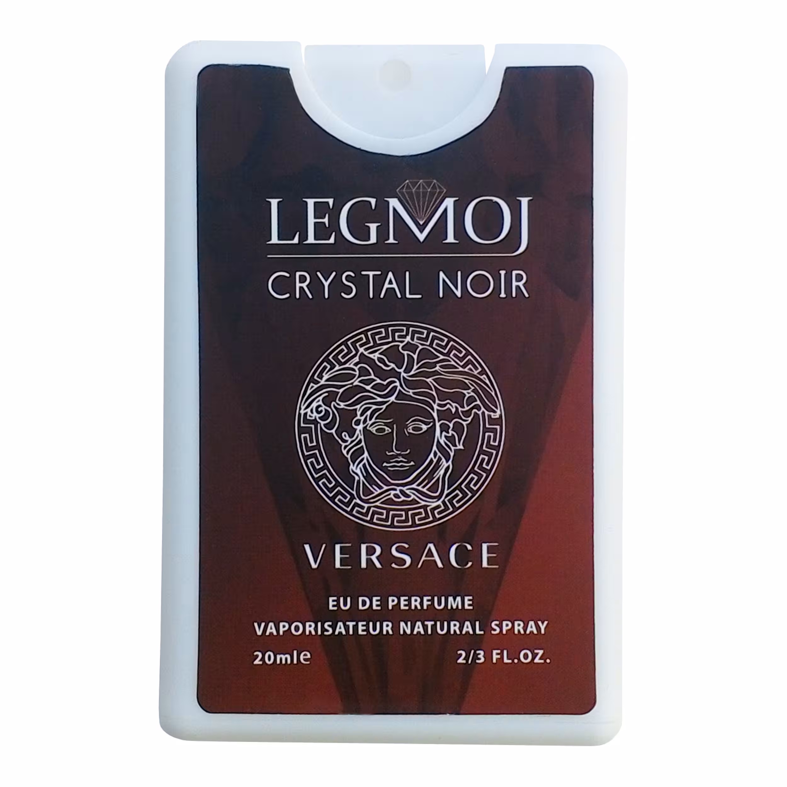 عطر جیبی زنانه لغموژ مدل Versace Crystal Noir حجم 20 میلی لیتر