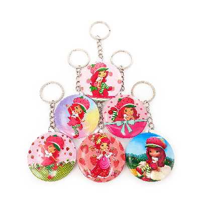 جاکلیدی خندالو طرح دختر توت فرنگی کد 52A مجموعه 6 عددی