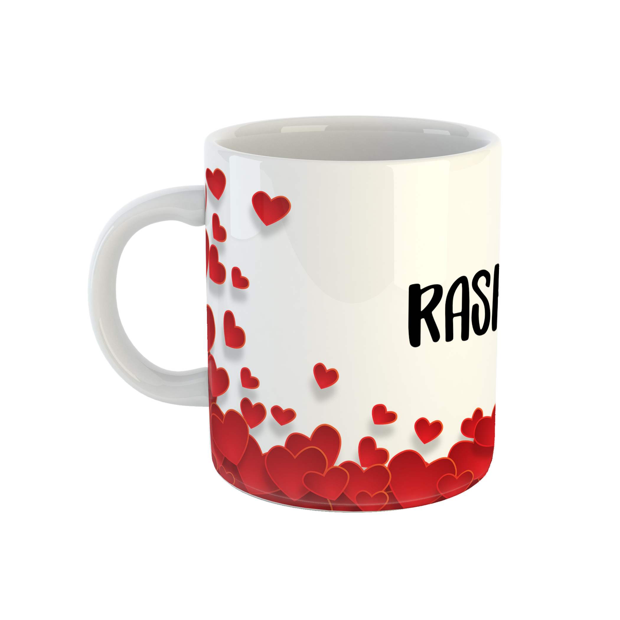 ماگ طرح قلب مدل راشین