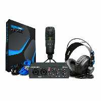 باندل استودیویی هدفون و میکروفون و کارت صدا پریسونوس AudioBox 96