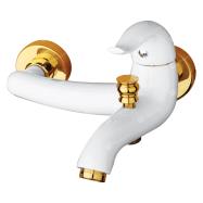 شیر حمام راسان  مدل اکتاو  سفید