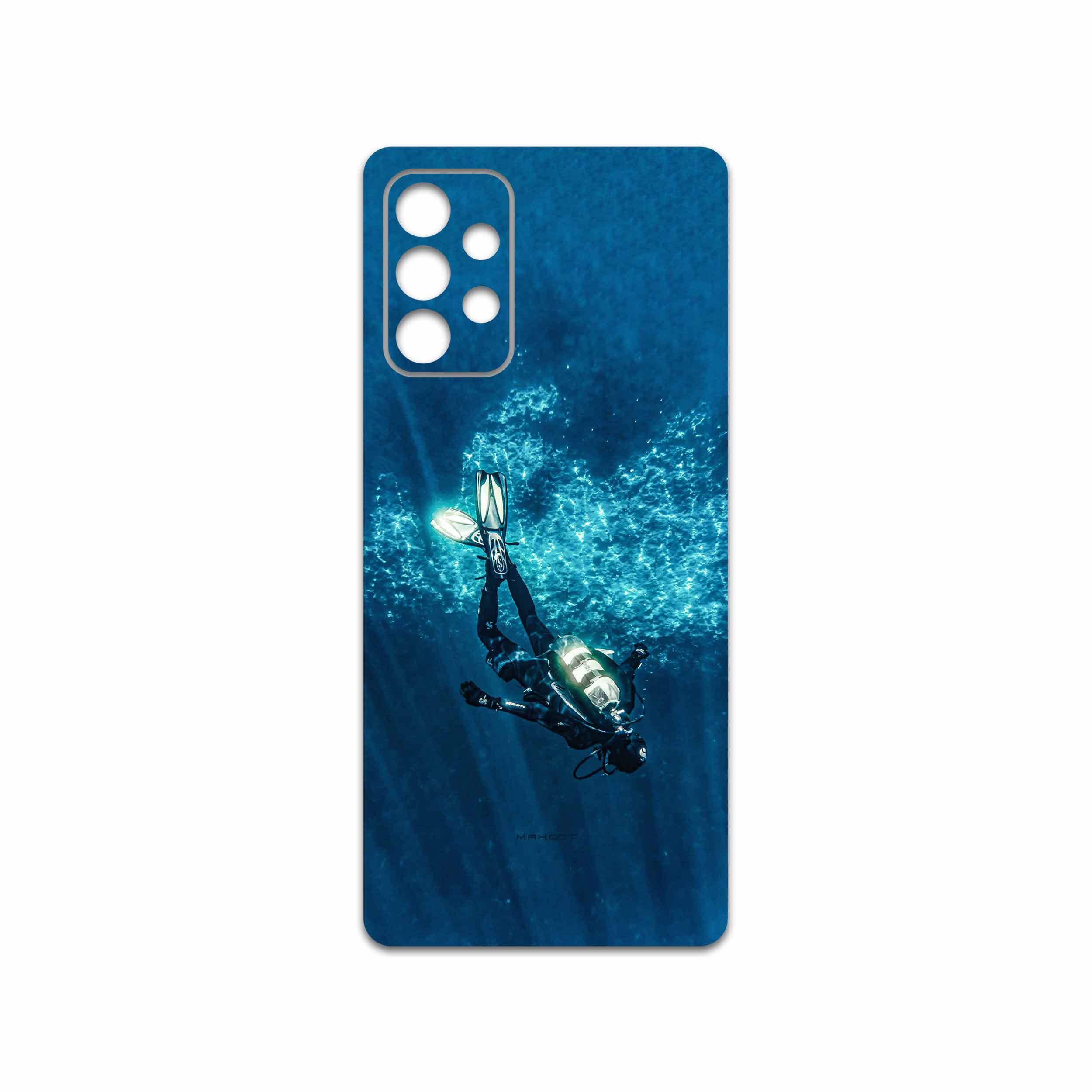 برچسب پوششی ماهوت مدل Scuba Diving مناسب برای گوشی موبایل سامسونگ Galaxy A72