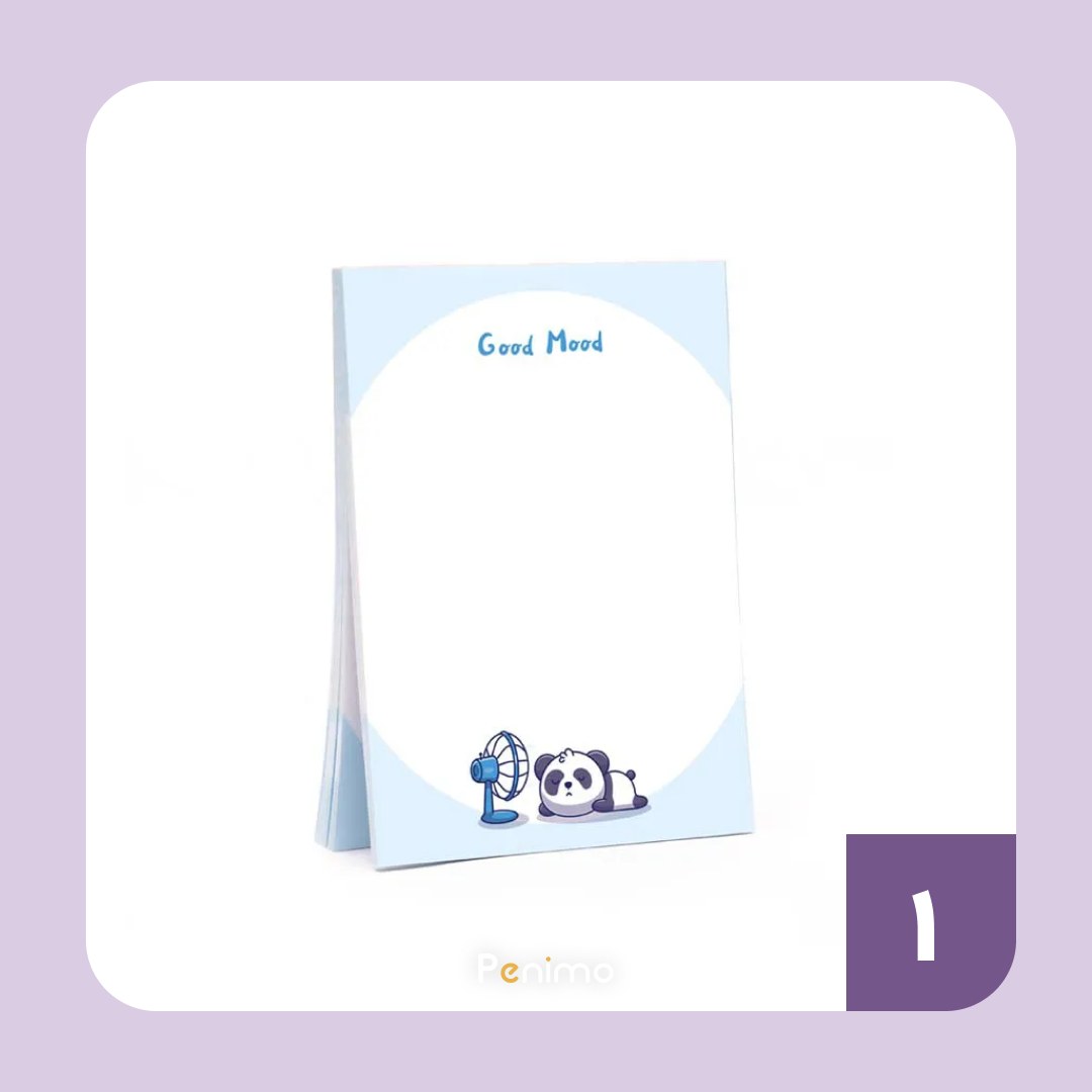 کاغذ یادداشت فانتزی طرح پاندا (60 برگ)