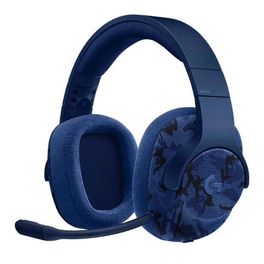 هدست گیمینگ لاجیتک G433 71 Surround Blue Camo