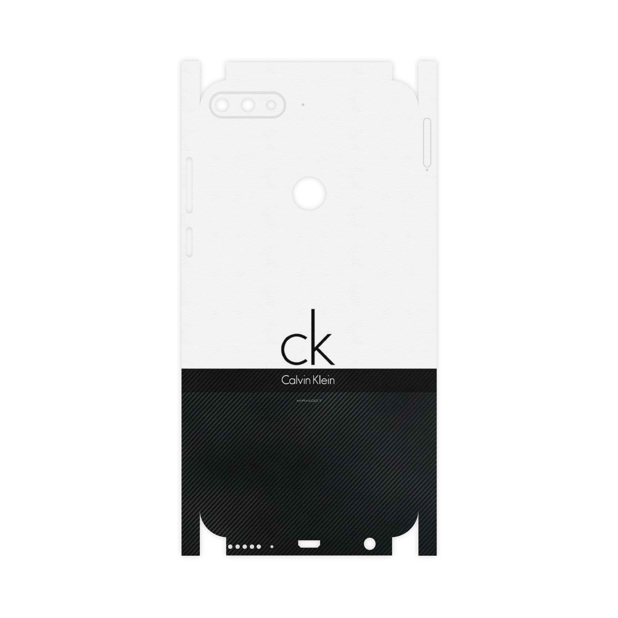 برچسب پوششی ماهوت مدل Calvin Klein-FullSkin مناسب برای گوشی موبایل هوآوی Y7 Prime 2018