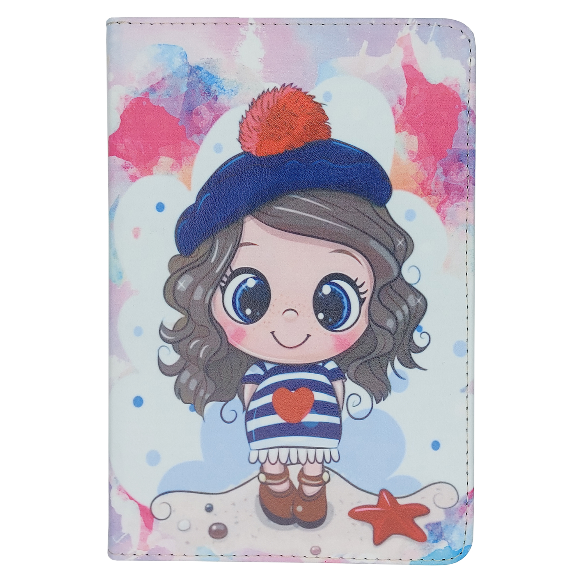 کیف کلاسوری طرح دختر فانتزی کد TB267 مناسب برای تبلت سامسونگ Galaxy Tab A 10.1 2019 T510 / T515