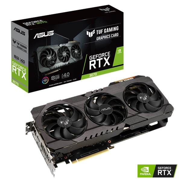 کارت گرافیک  ایسوس  مدل TUF RTX3070 O8G GAMING حافظه 8 گیگابایت
