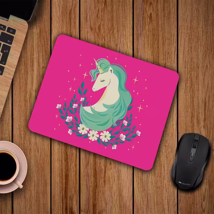ماوس پد طرح اسب تک شاخ کد P100184