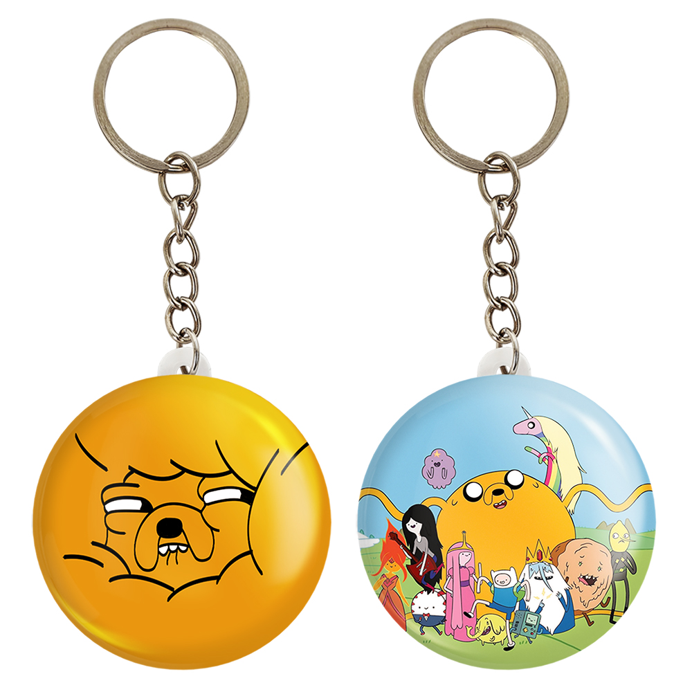 جاکلیدی خندالو مدل جیک وقت ماجراجویی Adventure Time کد 2081120801 مجموعه 2 عددی