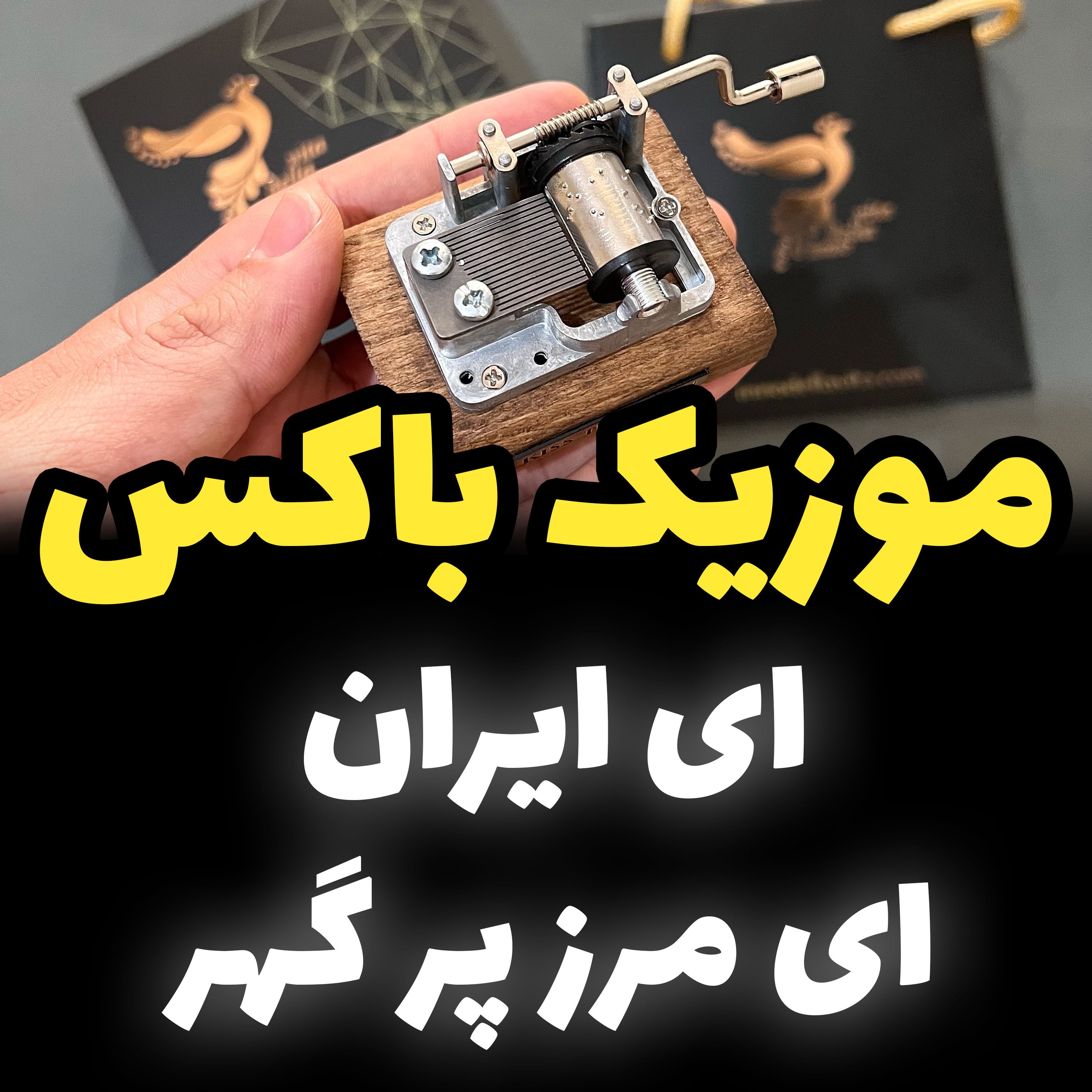 موزیک باکس ملودی ای ایران برند اینو دلا ویتا همراه با جعبه و ساک دستی مدلwb (پس کرایه)