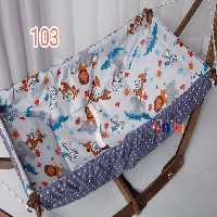 گهواره سنتی چوبی تاشو جنس خوب طرح جدید danini