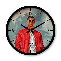 ساعت دیواری بزرگ راویتا طرح نقاشی رونالدو کد 3575