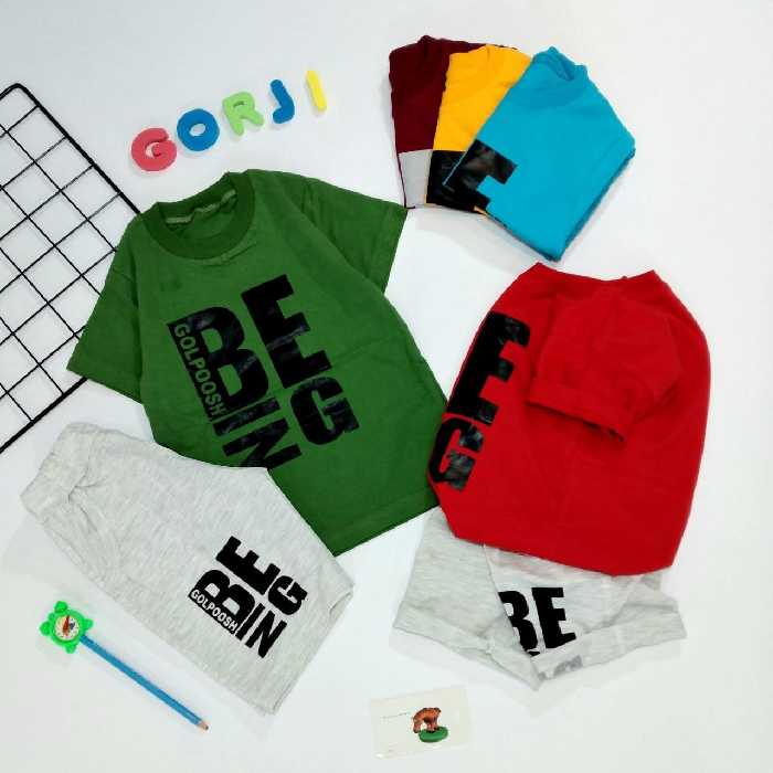 تیشرت و شلوارک شش رنگ