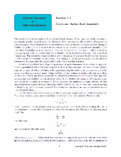 خرید و دانلود نسخه کامل کتاب Difference Equations to Differential Equations - An introduction to calculus y (2000)(en)(599s)