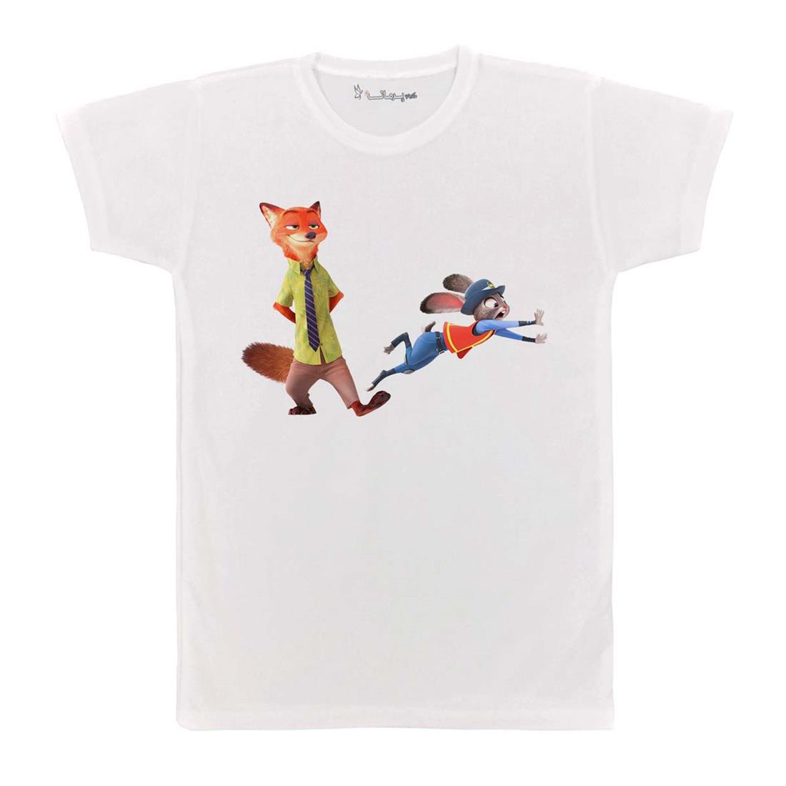 تی شرت بچگانه پرمانه طرح زوتوپیا کد pmt.5679