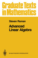 خرید و دانلود نسخه کامل کتاب Advanced Linear Algebra