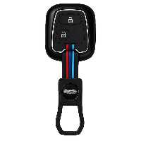 کاور ریموت و سوئیچ خودرو مدل دور فلزی شبرنگ کد MC-PG-B مناسب برای پژو 206 و 207 | کالا مکس