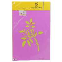 شابلون استنسیل 30*40 طرح گل کد G119 مجد